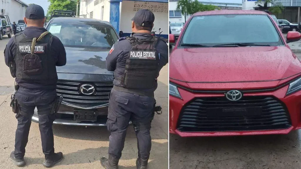 Recuperan dos autos robados con reporte de robo en colonia Reforma y Sabina